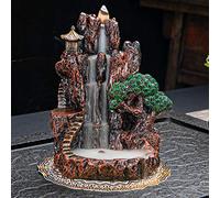 Ruilonghai Porte-encens Fontaine, Brûleur D'encens Dragon À Refoulement River Mountain, Cascade Fumée pour La Maison