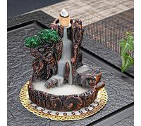 Ruilonghai Porte-encens, Fontaine D'encens, Brûleur D'encens Dragon, Brûleur D'encens À Refoulement River Mountain Porte-encens CascaFumée Brûleur D'encens pour La La Maison