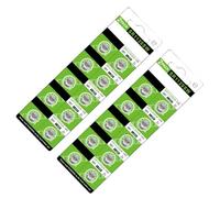 RUINBNC Lot de 10/20 piles bouton LR1120/AG8/SR1120/391 pour montre, calculatrice, longue alimentation, sortie stable, batterie de rechange