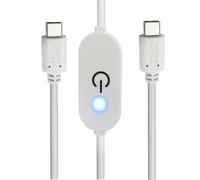 RUINBNC Variateur d'intensité professionnel USB C avec câble tactile pour éclairage domestique sans scintillement et mémoire automatique