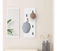 RuiNingRN Étagère de chevet murale blanche - 30 x 1,5 x 80 cm - En bois - Console murale peu encombrante pour salon, chambre à coucher, cuisine, salle de bain, couloir, design moderne