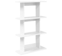 RuiNingRN Étagère murale blanche 56 x 20 x 90 cm en bois pour salon, chambre à coucher, cuisine, salle de bain, couloir, bureau, console murale flottante avec beaucoup d'espace de rangement, montage