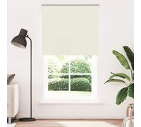 RuiNingRN Store enrouleur occultant blanc crème, 125 x 230 cm, largeur du tissu 121,6 cm, avec connecteur de chaîne, deux méthodes de fixation, protection contre la chaleur, opaque, pour chambre à