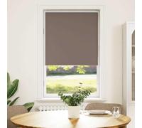 RuiNingRN Store enrouleur occultant marron café 85 x 130 cm, largeur du tissu 80,7 cm, avec connecteur de chaîne, pour chambre à coucher, salon, chambre d'enfant, cuisine, salle de bain, bureau