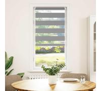 RuiNingRN Store zébré 80,9 x 150 cm gris en tissu avec occultant, brise-vue et protection solaire, pour chambre à coucher, salon, chambre d'enfant, cuisine, salle de bain, bureau, montage sans perçage