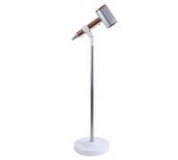 Ruioomeep Support de sèche-cheveux sans perçage, réglable en hauteur, rotatif à 360°, support de sèche-cheveux au sol pour salon de coiffure et hôtel, support universel compatible avec tous les