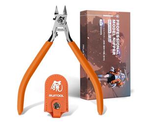 RUITOOL Pince coupante de dégrappage à lame simple ultrafine et poignée antidérapante pour maquettisme et Gunpla, 12,9 cm