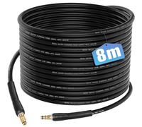 RUKHOOL 8M Flexible Tuyau pour Kärcher K2 K3 K4 K5 K6 K7 Nettoyeur Haute Pression Accessoires Rallonge Tuyaux de Rechange Pièces Détachées Tuyaux D'extension avec Connecteur Rapide Poignée