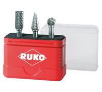 RUKO 116001 Milling set Carbide metal Shank diameter 6 mm 3-piece