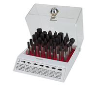 RUKO Module de fraises sur tige en carbure de tungstène dans un présentoir depratique - 35 pièces - 116008TC