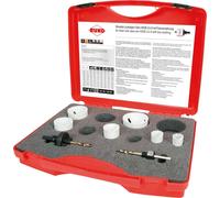 Ruko-126301 - Jeu de 8 couronnes de perçage HSS-Co 8 pour la plomberie, type PK1