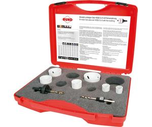 Ruko-126301 - Jeu de 8 couronnes de perçage HSS-Co 8 pour la plomberie, type PK1