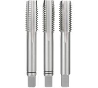 RUKO 230080 Taraud manuel 3 pièces métrique M8 x 1.25 coupe à droite DIN 352 HSS 1 set