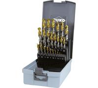 RUKO 2501215TRO HSS-G Twist drill bit set 25-piece 1 mm, 1.5 mm, 2 mm, 2.5 mm, 3 mm, 3.5 mm, 4 mm, 4.5 mm, 5 mm, 5.5 mm, 6 mm, 6.5 mm, 7 mm, 7.5 mm, 8 mm, 8.5