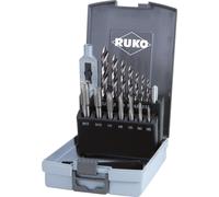 RUKO 259004RO Hand tap set 15-piece M3 - M12 DIN 352, DIN 338 HSS 1 Set