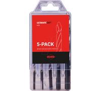 RUKO 259205RO - Jeu de forets hélicoïdaux UC, POINTE FLOWSTEP, HSS, 5 pièces