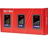 RUKO 3in1-Box HSS-Co 5 - Percer, couper, abaisser - Kit complet pour le taraudage - 131005