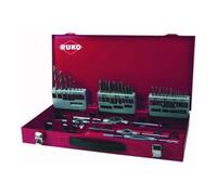 Ruko Assortiment tarauds et filières RUKO HSS Co 5 44 pièces Quantité:1