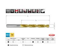 Ruko Coffret mallette HSS-G TiN, taillés meulés en cassette ABS Quantité:1