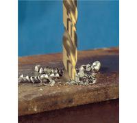 Ruko foret hélicoïdal DIN338 type N diamètre 10,4mm HSS TiN - 250104T