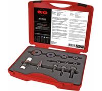 RUKO Jeu de poinçons à visser avec roulement à billes dans un coffret plastique - 12 pièces - 109008K