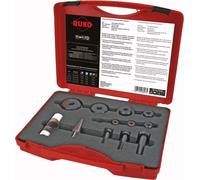 RUKO Jeu de poinçons à visser dans un coffret plastique - 12 pièces - 109008