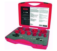 RUKO Jeu de scies cloches HSS bimétalliques dans un coffret plastique 12 pièces