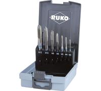 RUKO Jeu de tarauds pour machines DIN 371/376 B M3-M12 7 pces HSS Ku.-Kass.RUKO