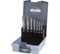 RUKO Jeu de tarauds pour machines DIN 371/376 B M3-M12 7pcs. HSS-Co5 Ku.-Kass.RUKO