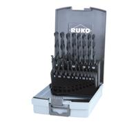 Ruko Jeux de forets DIN 338 type N HSS R taillés meulés en cassette ABS Quantité:1