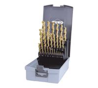 Ruko Jeux de forets DIN 338 type TL 3000 HSS TiN taillés meulés en cassette ABS Quantité:1