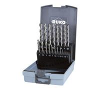 Ruko Jeux de forets DIN 338 UTL 3000 HSSE Co 5 taillés meulés en cassette ABS Quantité:1