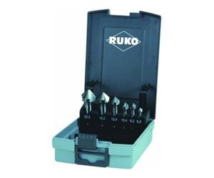 Ruko Jeux de fraises à chanfreiner 3 dents DIN 335 forme C 90° carbure K 20 en coffret plastique Quantité:1