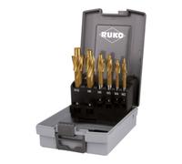 Ruko Jeux de fraises à lamer DIN 373 HSS-TiN à queue cylindrique à pilote fixe, en coffret plastique Quantité:1