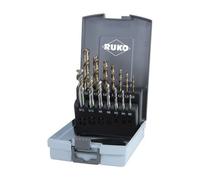 Ruko Mach Tapping. Ensembles. Kunstoffkassette.Set HSS