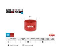 Ruko Scies-cloches bimétal HSS, denture à pas variable Ø 168 mm Quantité:1