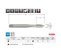 Ruko Taraud machine droit entrée GUN M DIN 371 HSS M 4 Quantité:1