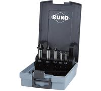 RUKO ULTIMATECUT 102791PRO Jeu de fraises coniques 5 pièces 6.3 mm, 10.4 mm, 12.4 mm, 16.5 mm, 20.5 mm, 25 mm HSS tige cylindrique 1 set