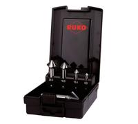 RUKO ULTIMATECUT 102891RO Jeu de fraises coniques 6.30 mm, 10.40 mm, 16.50 mm, 20.50 mm, 25 mm HSS tige cylindrique 1 set