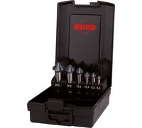 RUKO ULTIMATECUT Coffret de fraises coniques 4S HSSE-Co 5 RUnaTEC DIN 335 90° - 6 pièces - 102890EPRO