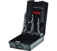 RUKO ULTIMATECUT Kit de forets multiples HSS RUnaTEC avec pointe FLOWSTEP® - 3 pièces - 101687PRO