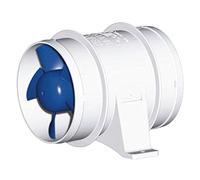 Rule 240-24V, ventilateur en ligne de 102 mm - 24 V, débit d’air à fort volume, silencieux, résistant à la corrosion, protection contre l’allumage pour bateaux et camping-cars