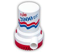 Rule Pumps Standard Sieres 2000gph High Capacity Manual Pump 24v Blanc