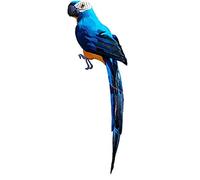 Ruluti 1pc Simulation Perroquet Faux Perroquet Oiseau Artificiel pour Moderne Maison de Jardin Zoo décoration coloré