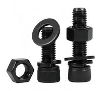 Rummyluck Kit Vis à Tête Cylindrique M4x35mm Ensemble de Vis à Six Pans Creux et Ecrous et Rondelles Assorties 20 pcs