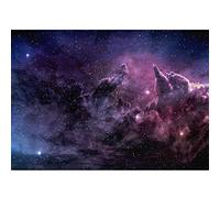 Runa Art Papier peint intissé Galaxie 396 x 280 cm Laine papier peint Salon Chambre Bureau Couloir décoration Peinture murale décor mural moderne - 100% FABRIQUÉ EN ALLEMAGNE - 9190012a