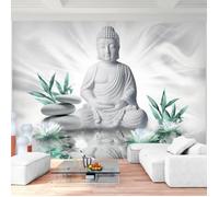 Runa art Papier Peint Intissé Tapisserie Fleurs de Bouddha 352x250 cm (8,8 M2) - 8 Bandes Faciles à Coller 9289011b