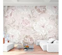 Runa art Papier Peint Intissé Tapisserie Fleurs Pivoines 396x280 cm (11,1 M2) - 9 Bandes Faciles à Coller 9419012a