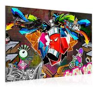 Runa Art Tableau mural Graffiti Moderne Tableau Decoracion Murale - Art Urbain Coloré Salle 401815a