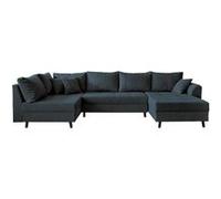 Lisa design canapé panoramique Rune - Bleu marine